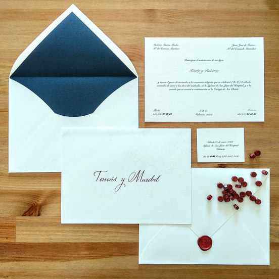 Invitaciones a medida para tu boda o evento